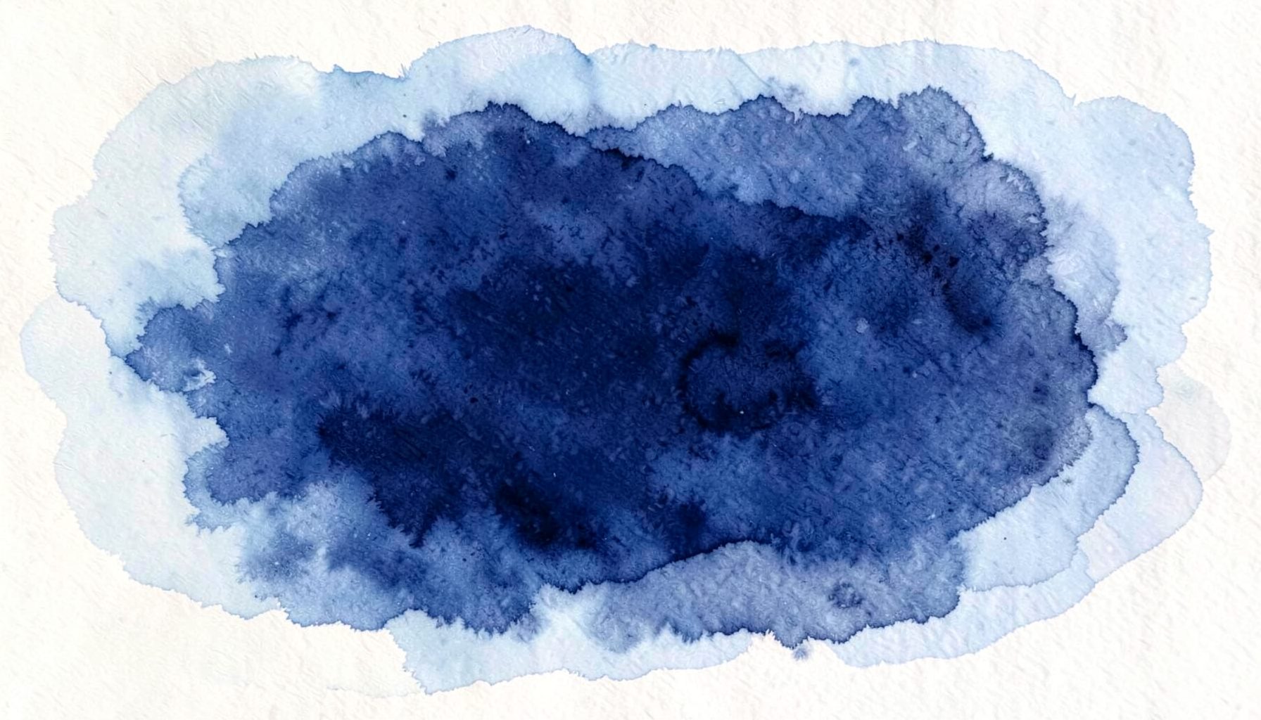 Soft watercolour wash of deep navy blue blending into pale sky blue, suggesting a calm fitness and wellness atmosphere